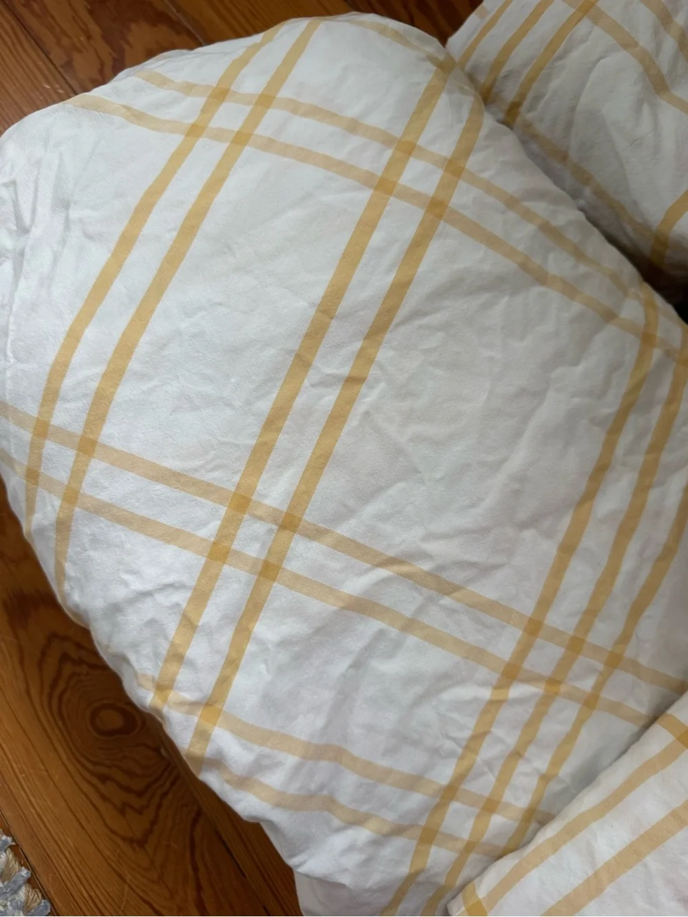 Crate and Kids Yellow Plaid Bedding Set